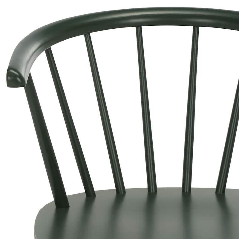 SAFAVIEH Home Blanchard 18-inch Curved Spindle Side Chair [SET of 2] - 21"W x 21"D x 30"H