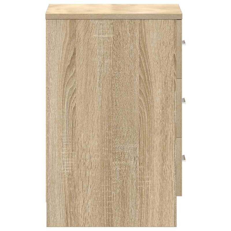 vidaXL Side Cabinet Storage Couch End Table for Living Room Engineered Wood
