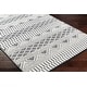 preview thumbnail 7 of 5, Gariane Handmade Striped Wool Blend Area Rug