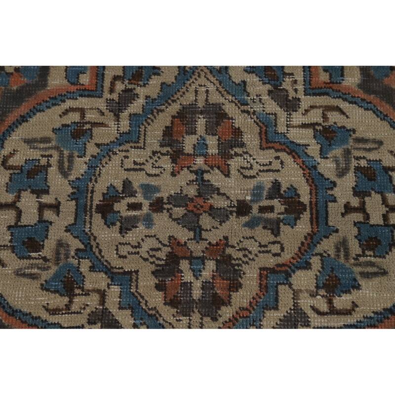 Tabriz Persian Vintage Area Rug Handmade Wool Carpet - 8'5" x 11'0"