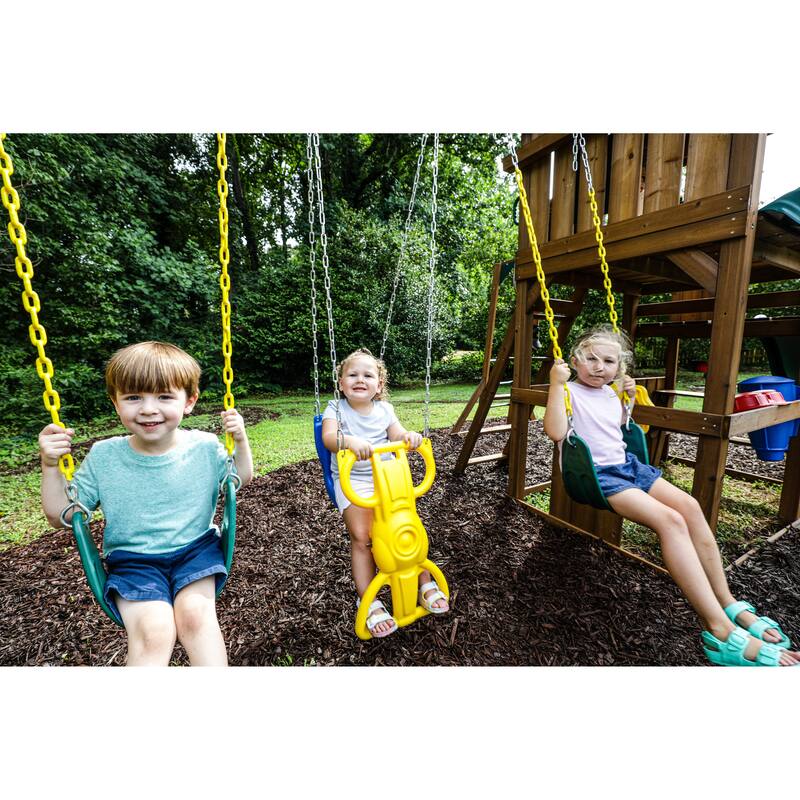 Swing-N-Slide Super Knightsbridge Wood Outdoor Swing Set