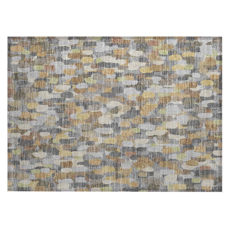 Machine Washable Indoor/ Outdoor Contemporary Drew Chantille Rug
