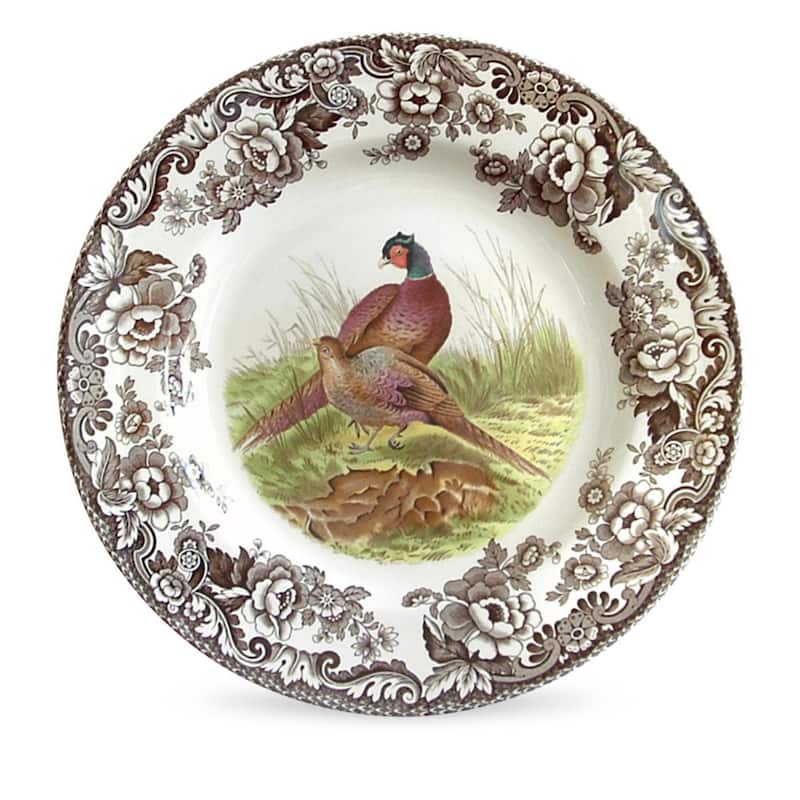 Spode Woodland Dinner Plate Birds Motif - 10.5 - Pheasant