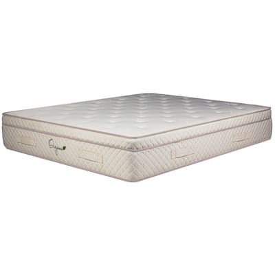 Organa Luxury 12 in. Euro Top Latex Pocket Spring Hybrid Mattress