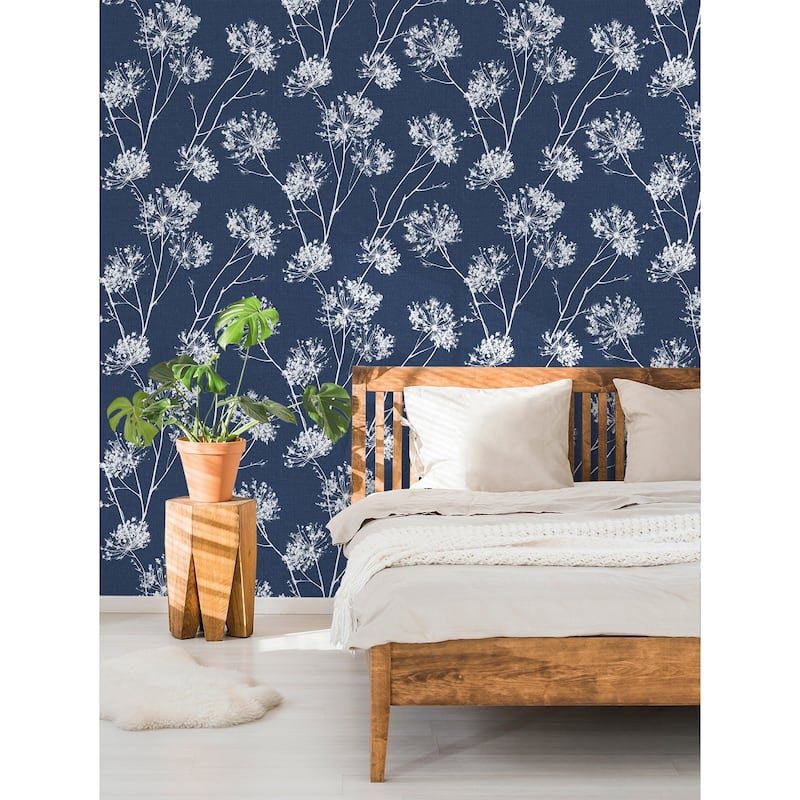 Seabrook Designs One O'Clocks Prepasted Wallpaper