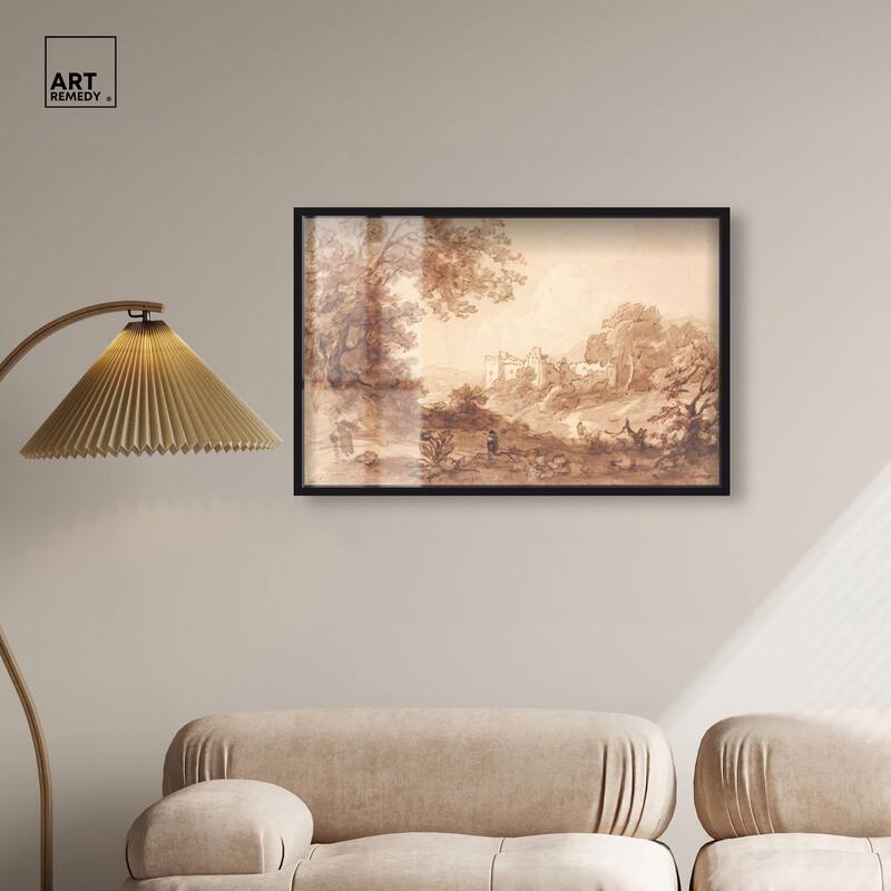 Carew Castle Shadowbox by Art Remedy