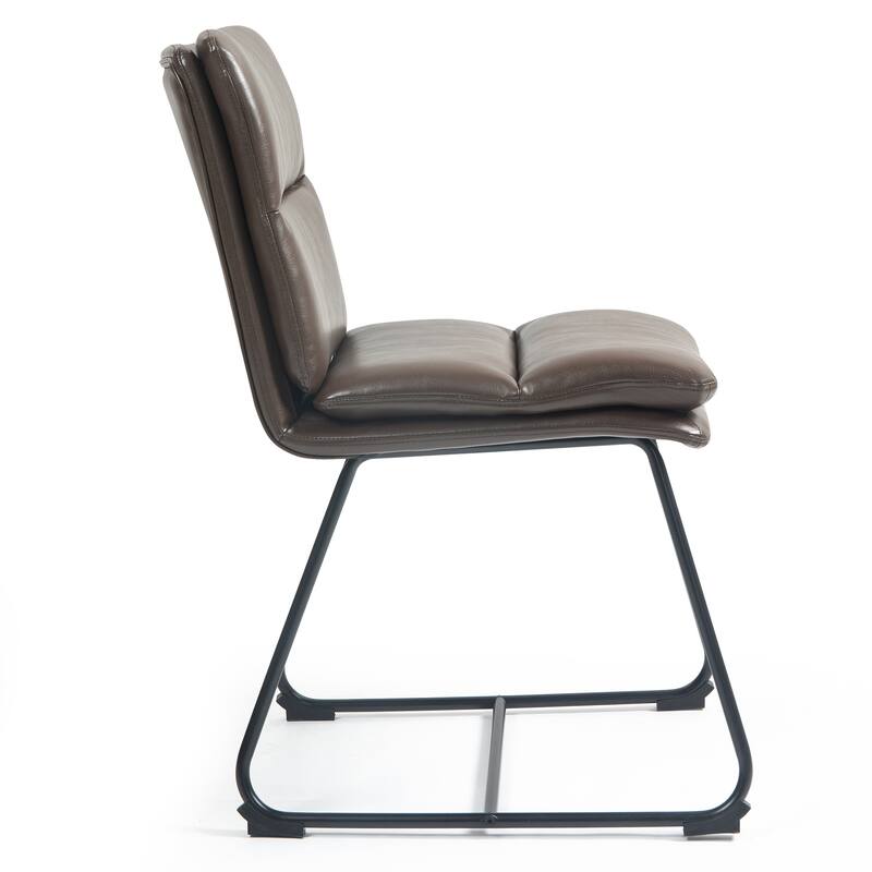 Aulani Upholstered Metal Frame Dining Chair (Set of 2)