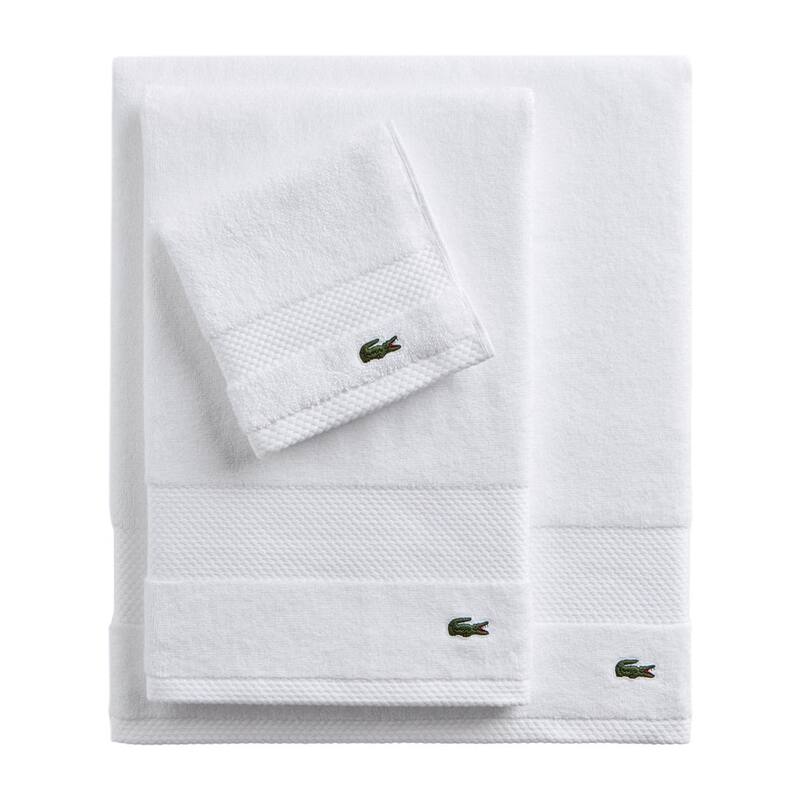 Lacoste Heritage Supima 100% Cotton Wash Cloth