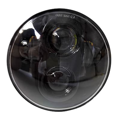 5.75" 40W 8-LED White Light IP67 Waterproof LED Headlight for Vehicles