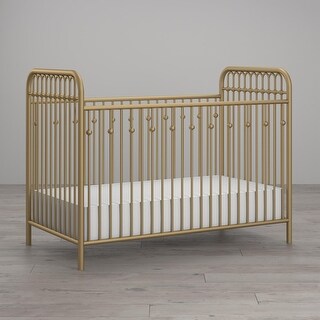 Monarch Hill Ivy Gold Metal Baby Crib