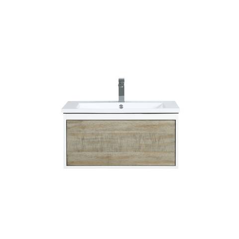 Lexora Scopi 30 inch Single Bathroom Vanity with Faucet