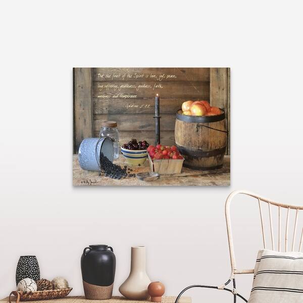 Shop Fruit Of The Spirit Canvas Wall Art Overstock 25491889