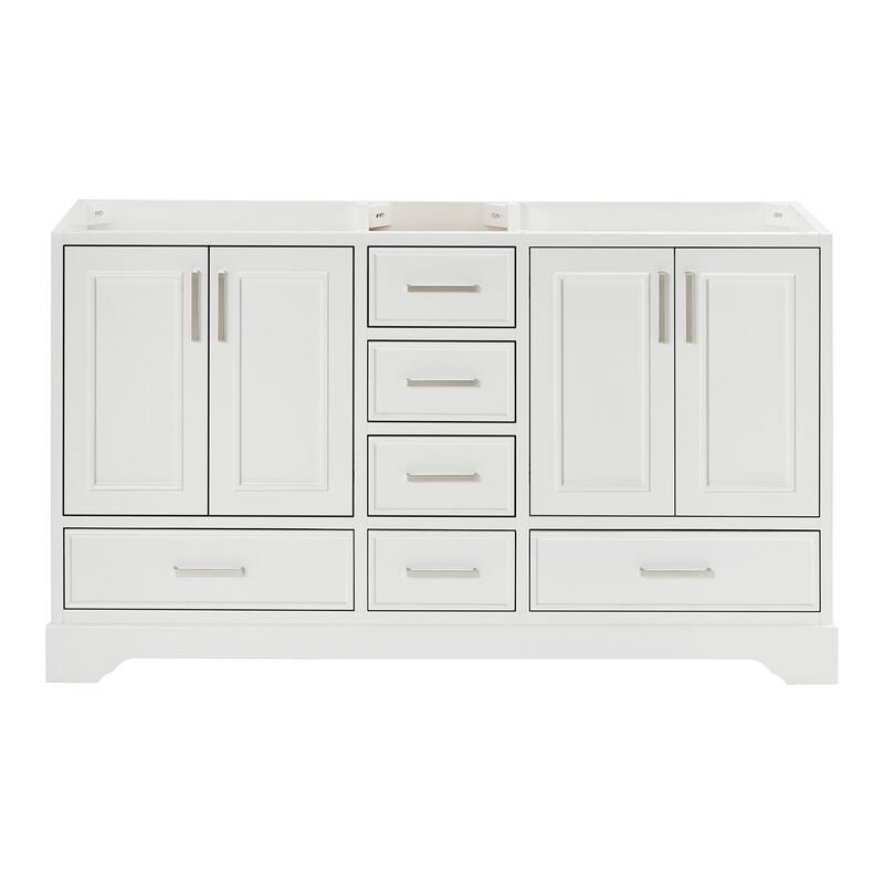 Ariel M060D-BC Stafford 61" Double Free Standing Vanity Cabinet Only