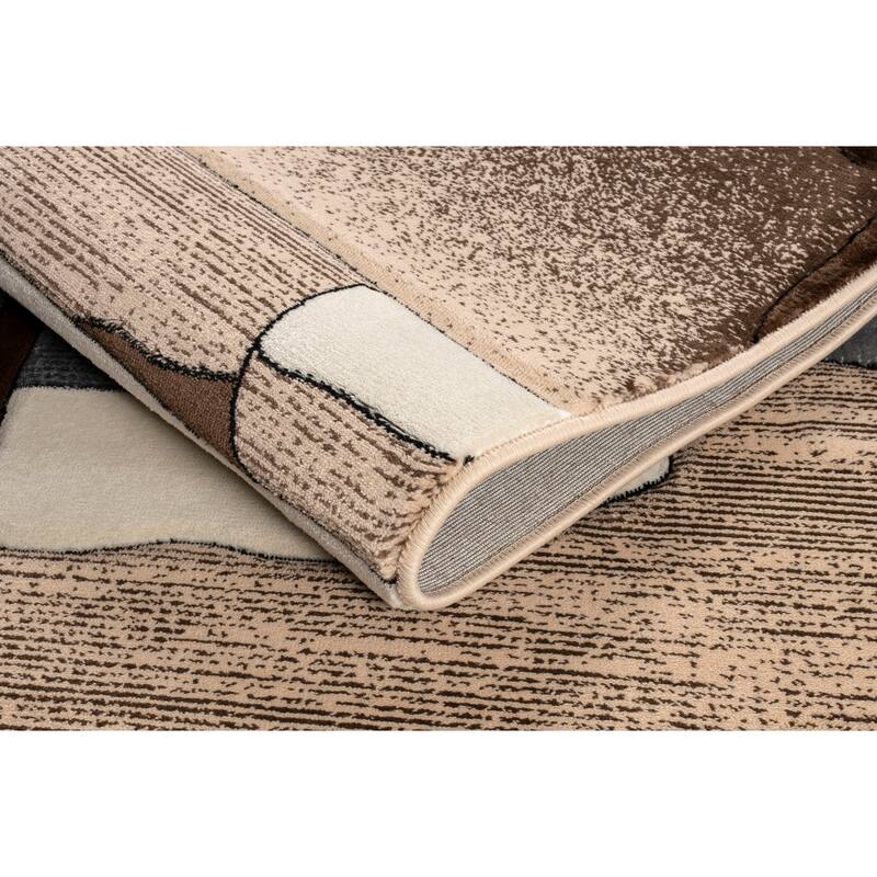 Rhodes Collection Abstract Area Rug