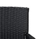 preview thumbnail 13 of 18, SAFAVIEH Outdoor Viora Wicker Loveseat. - 52" W x 25" D x 33" H