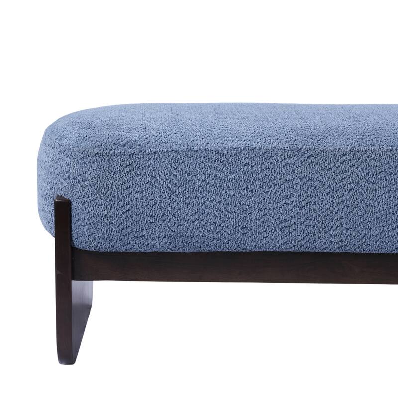Christopher Knight Home - Havenport Modern Upholstered Bench with Textured Loop Yarn Fabric