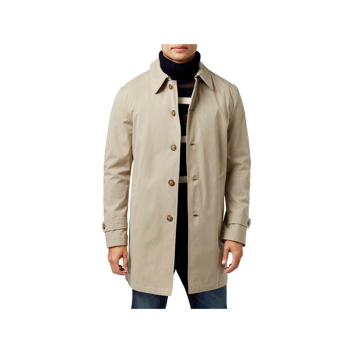 tommy hilfiger tailored cotton car coat