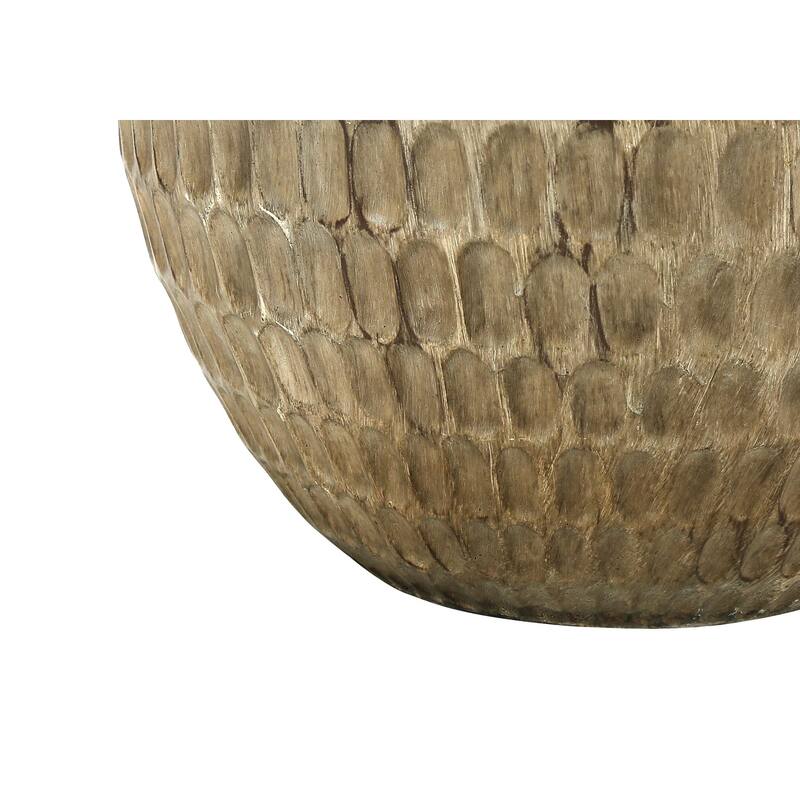 Lighting, 25"h, Table Lamp, Black Shade, Brown Resin, Contemporary