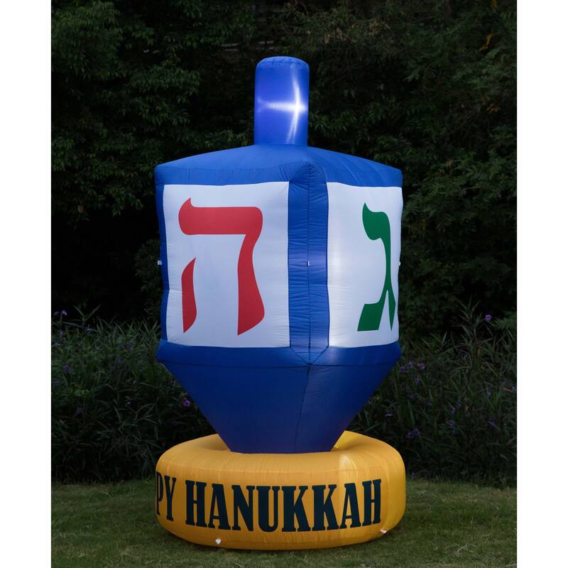 Giant Hanukkah Inflatable Dreidel