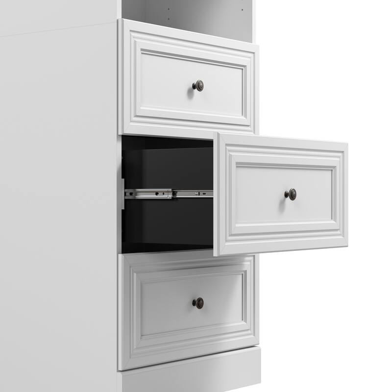 Versatile 50W Closet Organization System with Drawers by Bestar