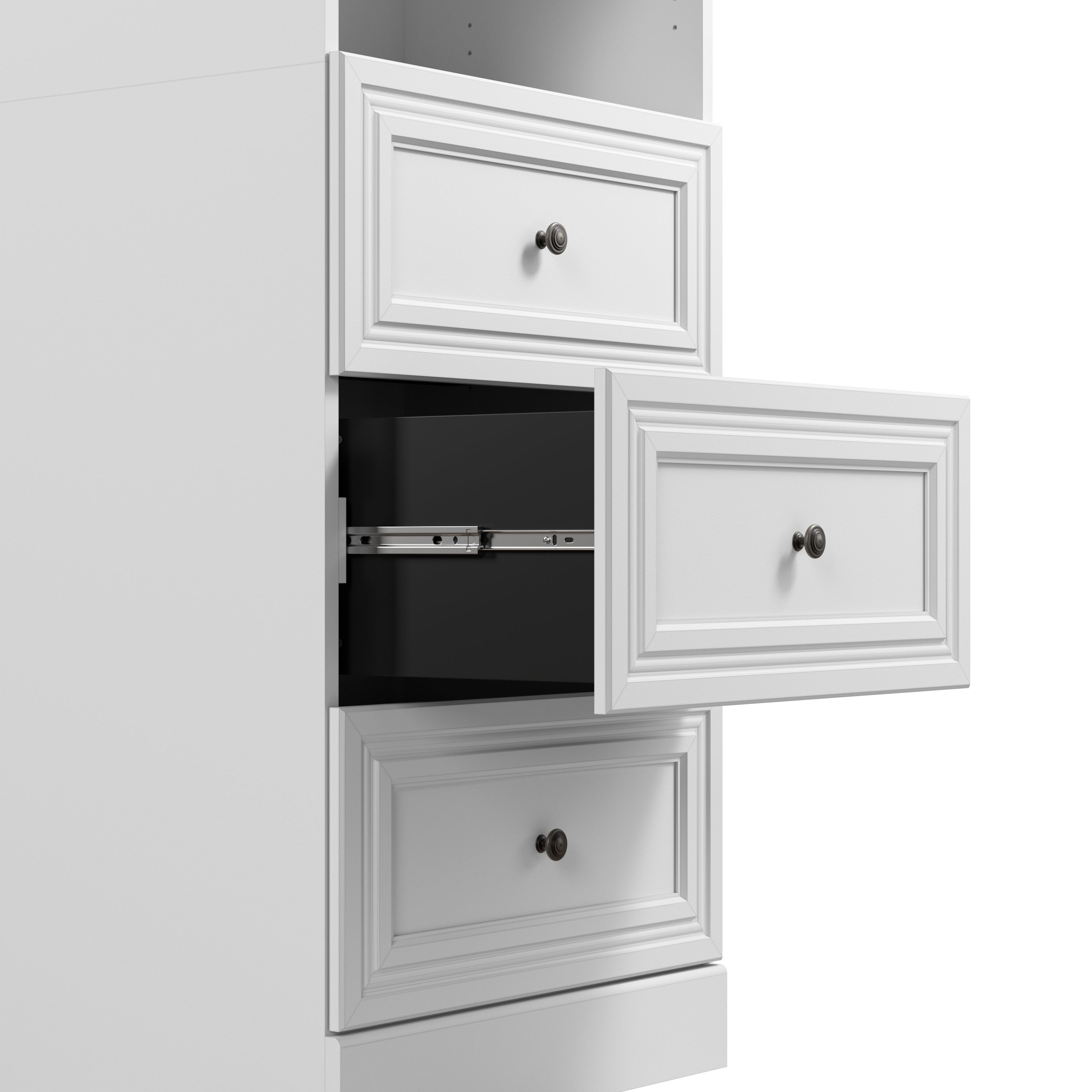Versatile 86W Closet Organizer with Drawers by Bestar