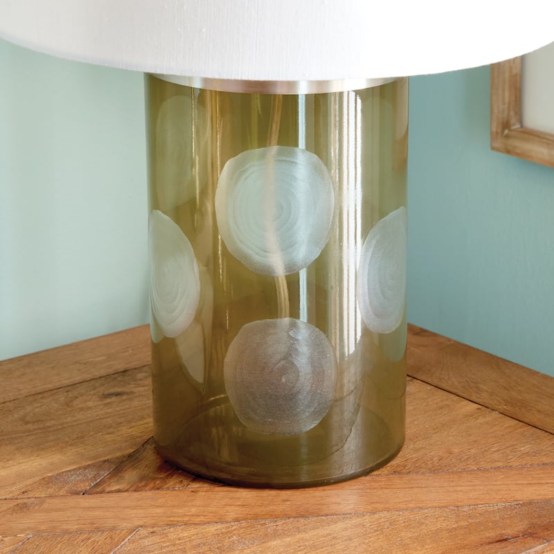 Norman Lamp - Taupe/Clear
