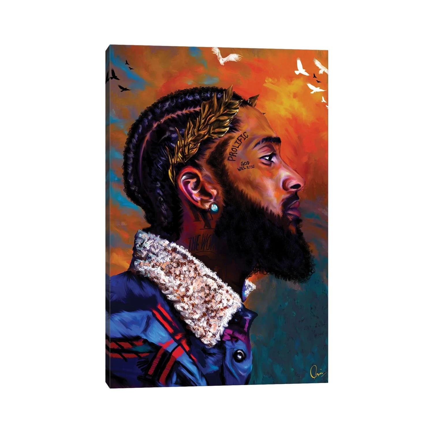 Nipsey Hussle Canvas Set