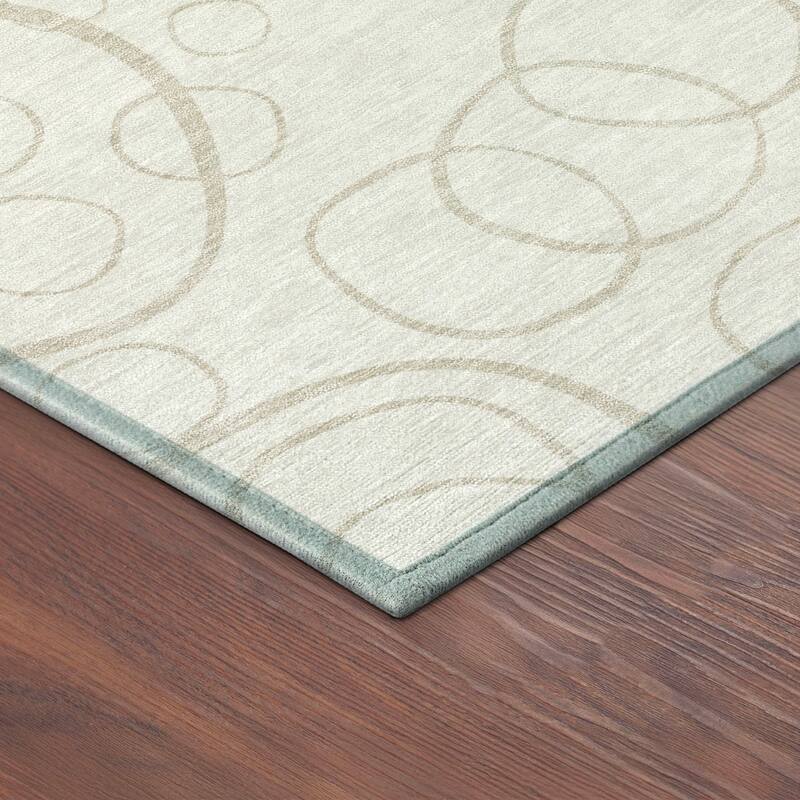 Machine Washable Indoor/ Outdoor Contemporary Nexus Chantille Rug