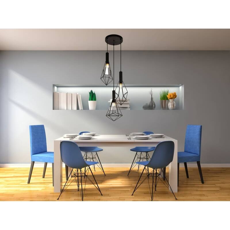 Elegant Lighting LDPD2108 Jago 3 Light 16" Wide Pendant with Aluminum