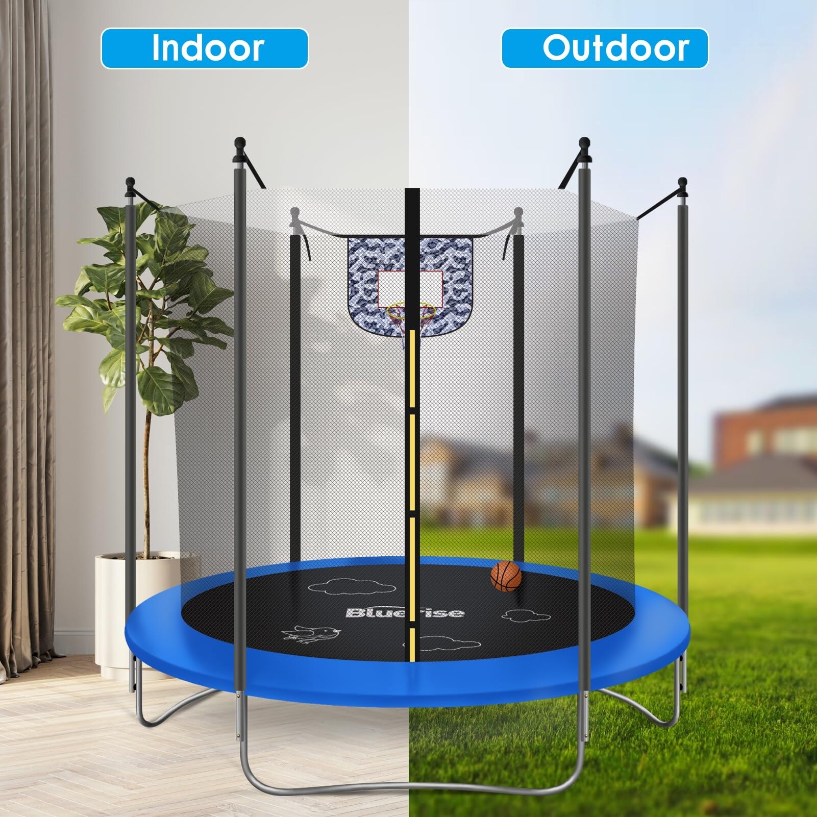 Kids trampoline 6ft sale