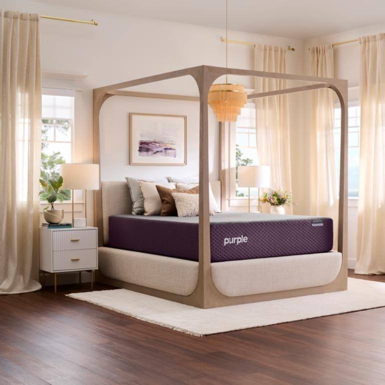 Purple - Restore Premier Firm GelFlex® Support Mattress with Moisture-Wicking Antimicrobial Cover and CoolFlex™ Coil System - Twin XL