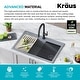 preview thumbnail 142 of 146, KRAUS Bellucci Workstation Topmount Drop-in Granite Kitchen Sink