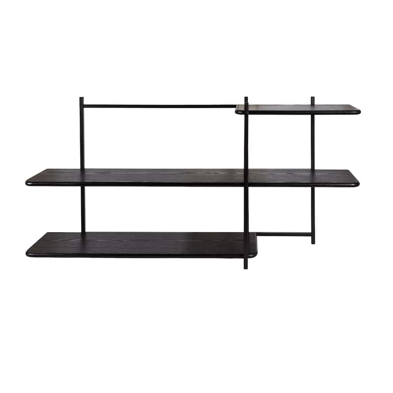Kate and Laurel Ramone Tiered Wall Shelf - 42x9x23