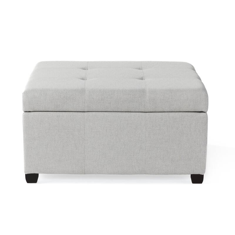 Carlsbad Tufted Square Storage Ottoman by Christopher Knight Home