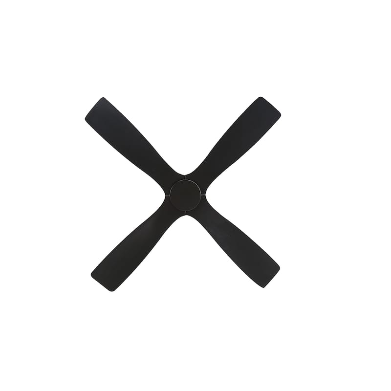 MLiAN 48" 4 Blades Indoor DC Flush Mount Ceiling Fan with Remote