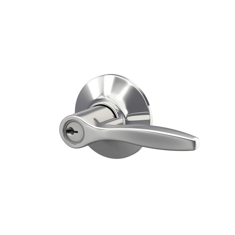 Schlage F51A-DEL Delfayo Single Cylinder Keyed Entry Door Lever Set