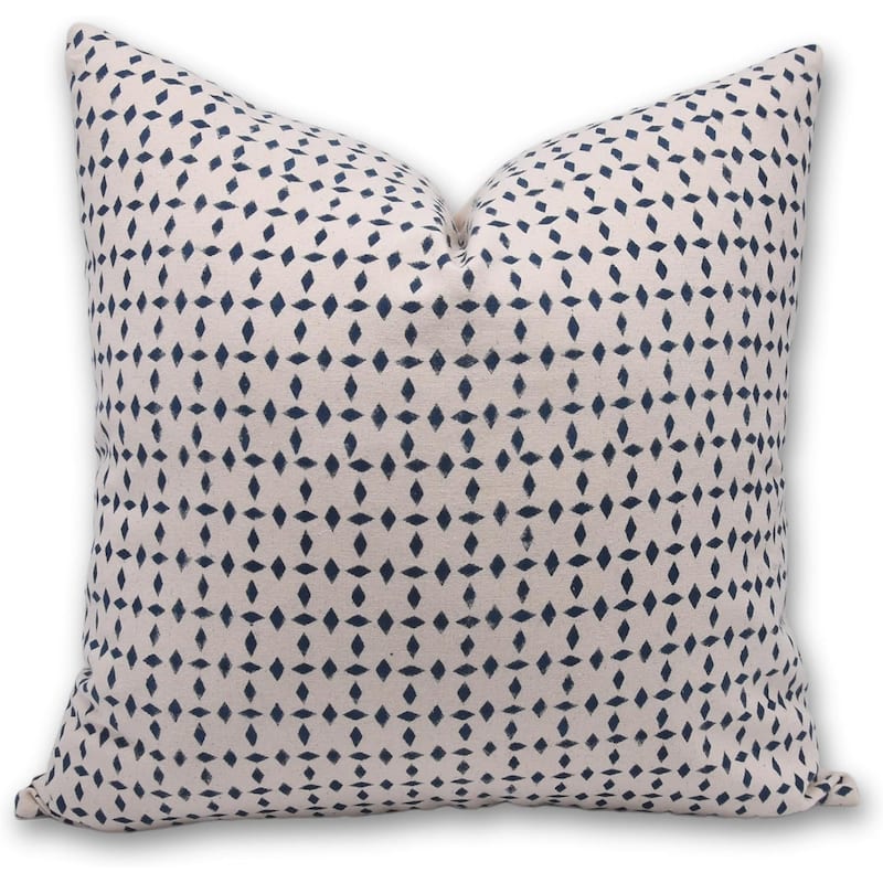 Fabdivine Cotton Bohemian Block print pillow Cover - Pillow Covers - 16" x 16"