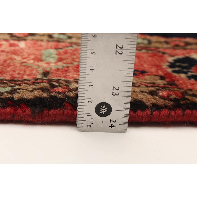 ECARPETGALLERY Hand-knotted Andelz Navy Wool Rug - 4'6 x 6'9