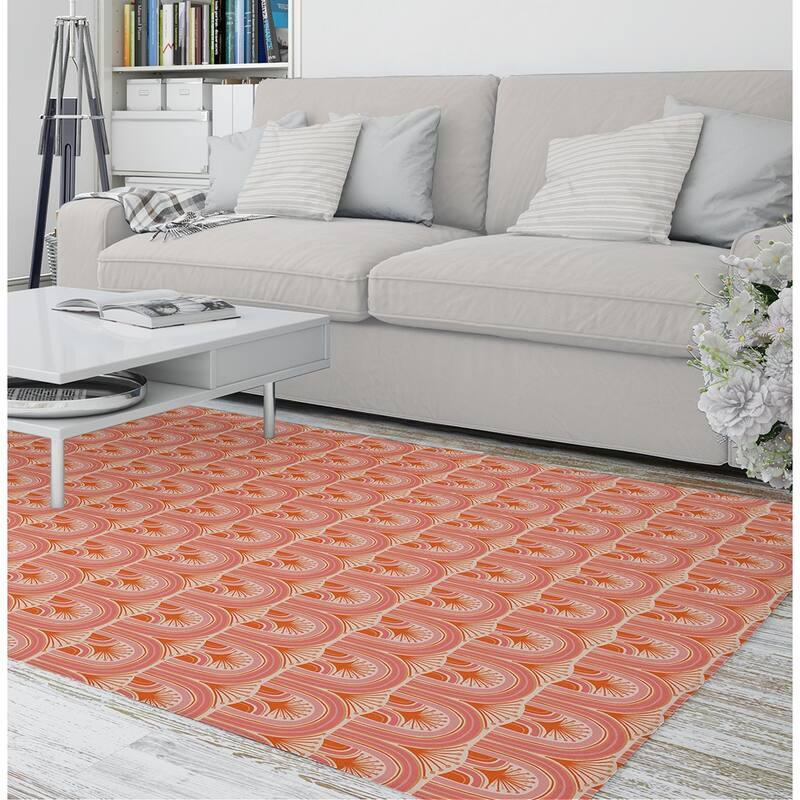 DECKER PINK Area Rug by Kavka Designs Bed Bath & Beyond 30297844