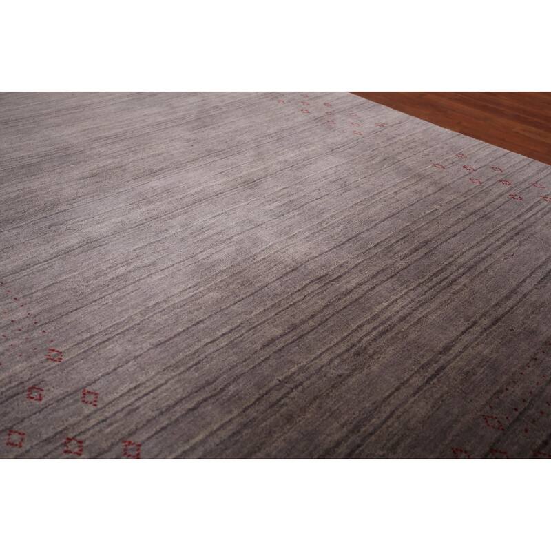 Gabbeh Indian Area Rug Handmade Wool Carpet - 5'2"x 7'10"