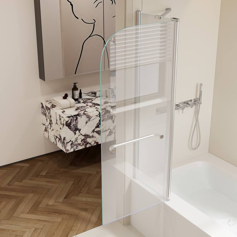 Rise and down rotation shaft door Shower Doors