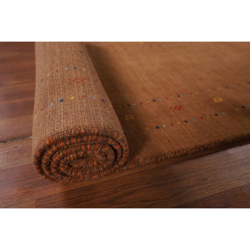 Tribal Gabbeh Oriental Runner Rug Hand-Knotted Wool Carpet - 2'3"x 9'4"