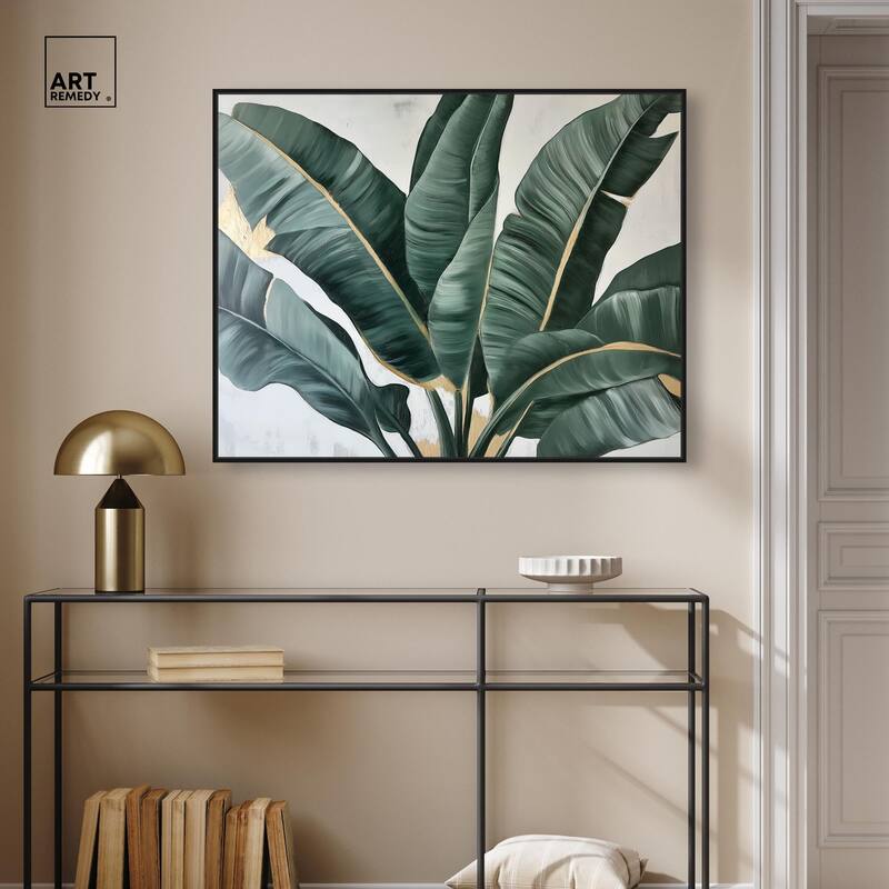 Jungle Jewel Jade II Canvas by Art Remedy
