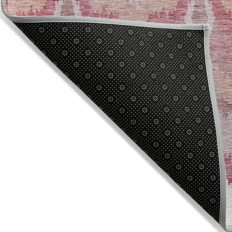 Machine Washable Indoor/ Outdoor Chantille Boho Ikat Rug