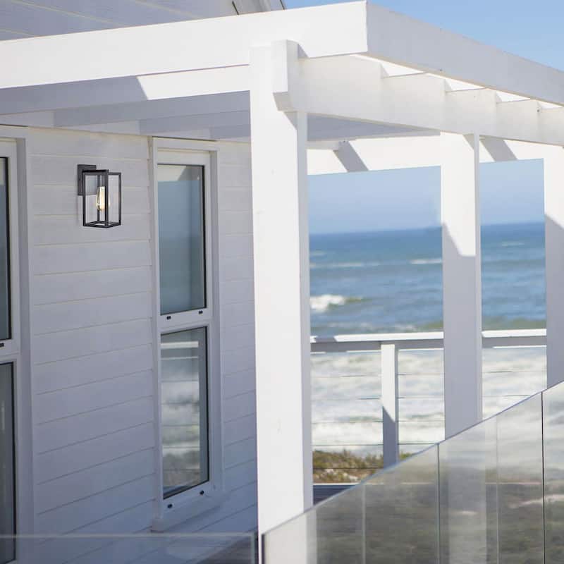 Exterior Lighting Outdoor Porch Wall Light with Clear Glass - 11*5*6.25