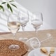 preview thumbnail 2 of 2, Fitz and Floyd Set in 4 Organic Band White Wine Glasses, 14.5 Oz - 14.5-oz