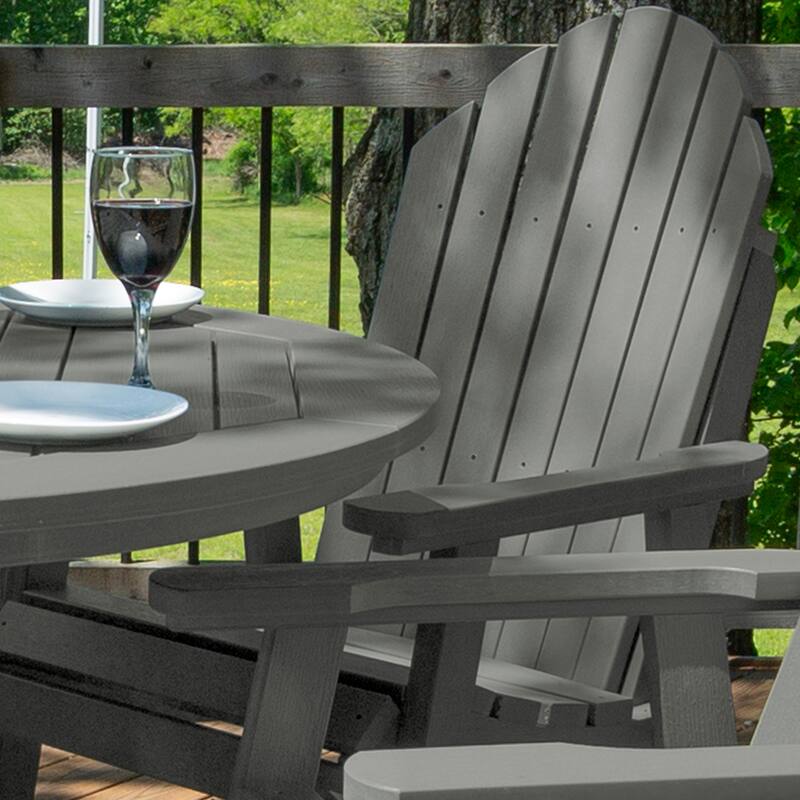 Hamilton 5-Piece Outdoor Counter Height Dining Set - 48" Round Table