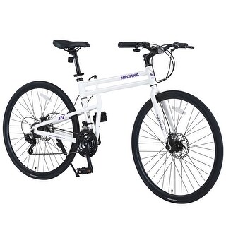 21 Speed Folding Hybrid bike Disc Brake 700C Road Bike For men