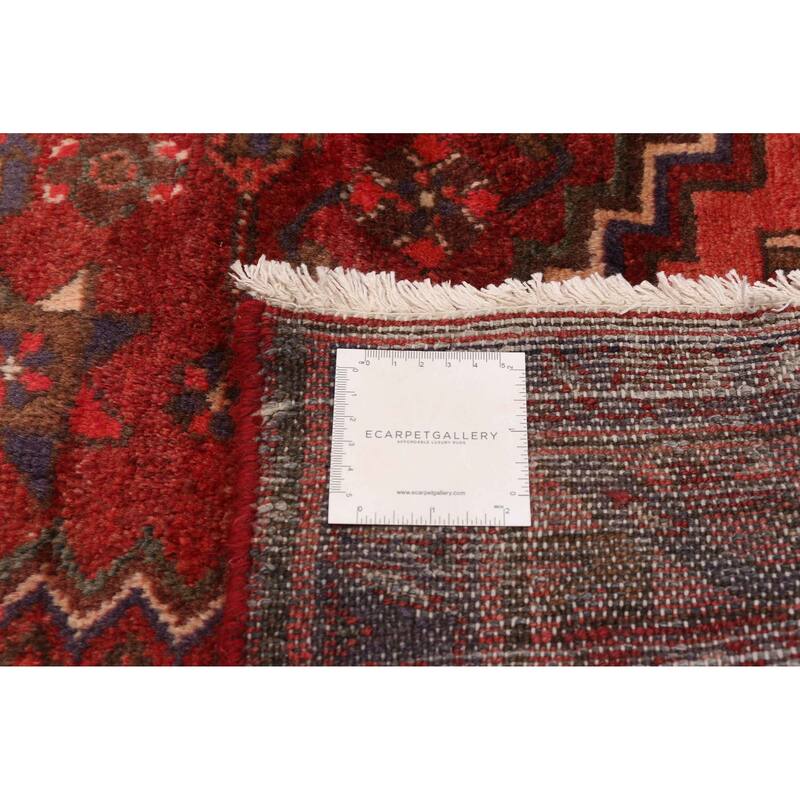 ECARPETGALLERY Hand-knotted Andelz Red Wool Rug - 4'4 x 6'8
