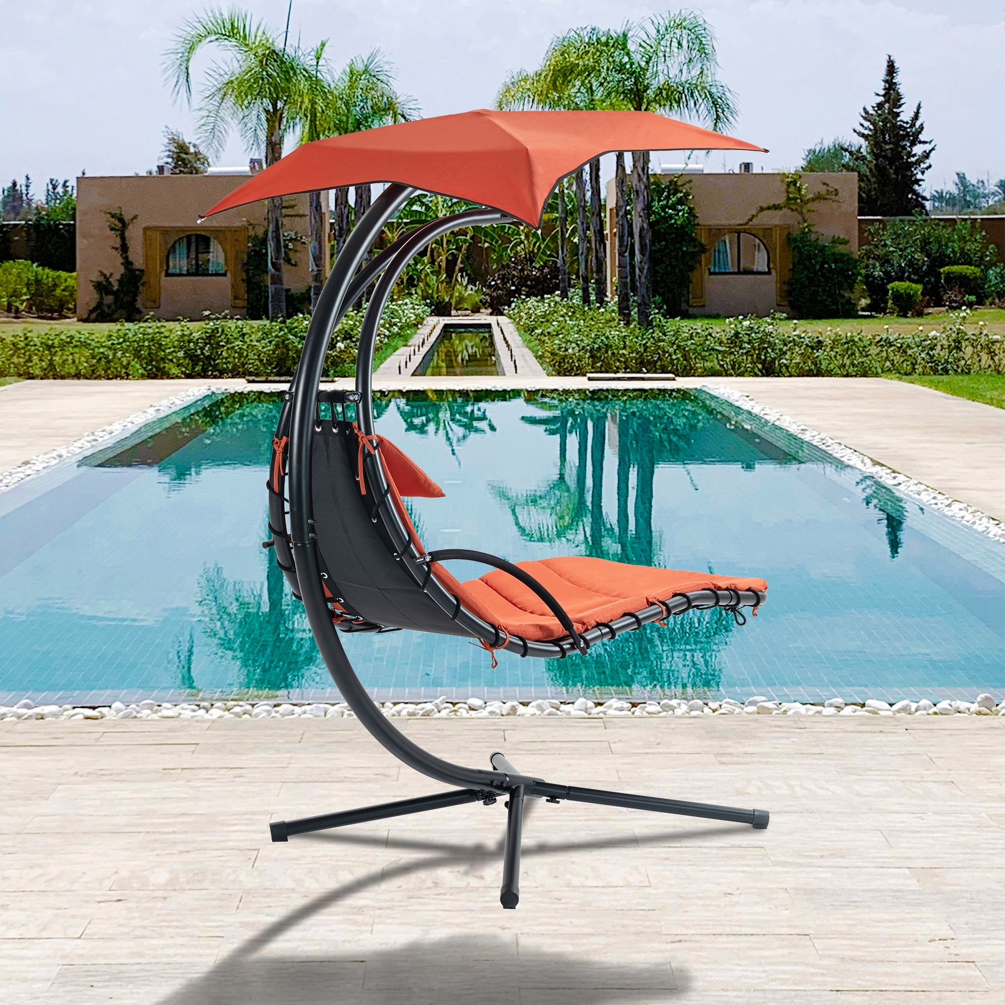 Gravity chair swing outlet